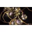Napelemes kerti fényfüzér, Strend Pro Garden, izzó alakú, 10 db LED, 3,8 m, kültéri dekoráció, gyors összeszerelés