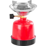   Gázfőző, Strend Pro 1002B, 0,9 kW, 12,5 × 12,5 × 18,2 cm, szúrópatronos (190 g), Propán-Bután, manuális gyújtás, maximum 1300°C