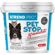   Strend Pro PET STOP granulátum - természetes állatriasztó kutyák és macskák ellen - 1000ml
