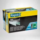 Tűzőgép kapocs, Rapid 140, 140-es kapocs, 10 x 10,6 x 1,3 mm, horganyzott acél, 5000 db