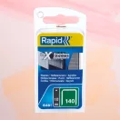 Tűzőgép kapocs, Rapid 140, 140-es kapocs, 10 x 10,6 x 1,3 mm, rozsdamentes acél, 648 db