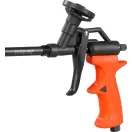 Purhab kinyomópisztoly, Strend Pro Premium PTFE-S02, fekete/piros, 190 mm, alumínium test, rozsdamentes acél fúvóka, toldalékokkal, kézi
