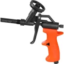 Purhab kinyomópisztoly, Strend Pro Premium PTFE-S02, fekete/piros, 190 mm, alumínium test, rozsdamentes acél fúvóka, toldalékokkal, kézi