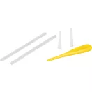Purhab kinyomópisztoly, Strend Pro Premium PTFE-S02, fekete/piros, 190 mm, alumínium test, rozsdamentes acél fúvóka, toldalékokkal, kézi