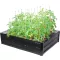 Magaságyás, Strend Pro Garden, 120 × 90 × 30 cm, 3D dizájn, fém, extra erős, 0,28 mm falvastagság, 0,8 mm keretvastagság