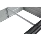 Magaságyás, Strend Pro Garden, 120 × 90 × 30 cm, 3D dizájn, fém, extra erős, 0,28 mm falvastagság, 0,8 mm keretvastagság