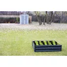 Magaságyás, Strend Pro Garden, 120 × 90 × 30 cm, 3D dizájn, fém, extra erős, 0,28 mm falvastagság, 0,8 mm keretvastagság