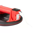 Akkumulátoros tapadókorong, Strend Pro Premium, piros/fekete, átmérő: 19,5 cm, 1 tapadókorong, vákuumos, 130 kg teherbírás, csempéhez és üveghez, USB-C töltés