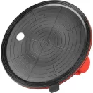 Akkumulátoros tapadókorong, Strend Pro Premium, piros/fekete, átmérő: 19,5 cm, 1 tapadókorong, vákuumos, 130 kg teherbírás, csempéhez és üveghez, USB-C töltés
