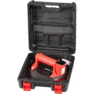 Akkumulátoros tapadókorong, Strend Pro Premium, piros/fekete, átmérő: 19,5 cm, 1 tapadókorong, vákuumos, 130 kg teherbírás, csempéhez és üveghez, USB-C töltés