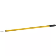   Kézi szemétszedő, Strend Pro, sárga, 130 cm, üvegszálas nyél, acél tüske, hajlás nélkül használható, kerti és közterületi szemétszedéshez