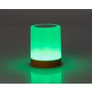 Asztali lámpa, Strend Pro, fehér, érintésvezérlés, fényerőszabályozás (3 mód), RGB, akkumulátoros, USB‑C töltés, akasztó kampóval