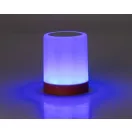 Asztali lámpa, Strend Pro, fehér, érintésvezérlés, fényerőszabályozás (3 mód), RGB, akkumulátoros, USB‑C töltés, akasztó kampóval
