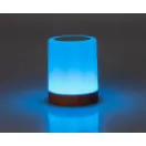 Asztali lámpa, Strend Pro, fehér, érintésvezérlés, fényerőszabályozás (3 mód), RGB, akkumulátoros, USB‑C töltés, akasztó kampóval