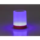 Asztali lámpa, Strend Pro, fehér, érintésvezérlés, fényerőszabályozás (3 mód), RGB, akkumulátoros, USB‑C töltés, akasztó kampóval