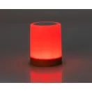 Asztali lámpa, Strend Pro, fehér, érintésvezérlés, fényerőszabályozás (3 mód), RGB, akkumulátoros, USB‑C töltés, akasztó kampóval