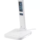 Asztali lámpa, Strend Pro, 17,5 × 13 × 37 cm, vezeték nélküli töltés, 10 W, érintésvezérlés, LCD kijelző, 5 fényerő, 5 színhőmérséklet, LED 500 lm