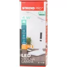 Asztali lámpa, Strend Pro, 17,5 × 13 × 37 cm, vezeték nélküli töltés, 10 W, érintésvezérlés, LCD kijelző, 5 fényerő, 5 színhőmérséklet, LED 500 lm