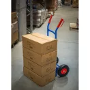 Molnárkocsi, Strend Pro, kék, maximum 200 kg teherbírás, 35,5 x 18 cm rakodófelület, ívelt keret, zsákhordó
