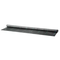   Szőtt talajtakaró szövet, Strend Pro Garden H1101, 1,5 x 10 m, fekete, 100 g/m2 sűrűség, gyökérgátló