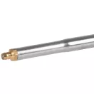 Purhab kinyomópisztoly, Strend Pro FG102, ezüst/fekete, 180 mm, alumínium test, rozsdamentes acél fej, teflon bevonatú adapter, kézi