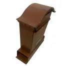 Strend Pro HUBERT A fém postaláda, barna