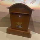 Strend Pro HUBERT A fém postaláda, barna
