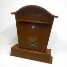 Strend Pro HUBERT A fém postaláda, barna