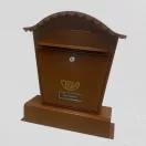 Strend Pro HUBERT A fém postaláda, barna