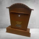 Strend Pro HUBERT A fém postaláda, barna