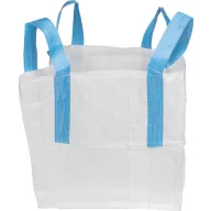   Big-Bag zsák, Strend Pro Garden TOF4, fehér, 363 l, 70 x 70 x 70 cm, polipropilén, 4 fül, lapos alj, teherbírás: 800 kg