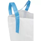 Big-Bag zsák, Strend Pro Garden TOF4, fehér, 363 l, 70 x 70 x 70 cm, polipropilén, 4 fül, lapos alj, teherbírás: 800 kg