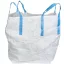 Big-Bag zsák, Strend Pro Garden TOF4, fehér, 972 l, 90 x 90 x 120 cm, fehér, polipropilén, 4 fül, lapos alj, teherbírás: 1000 kg