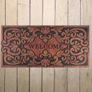 MagicHome RBM 116 lábtörlő - Welcome, 120 x 58 cm, barna