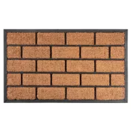 MagicHome RBC 124 lábtörlő - Brickwall, 45 x 75cm, barna