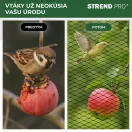 Madárháló, Strend Pro Garden A1204, 4 x 10 m, 25 x 25 mm szemméret, polietilén (PE), gyümölcsfákhoz, bokrokhoz és szőlőhöz