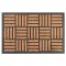 MagicHome RBB 123 Parquets 3 lábtörlő, 40 x 60 cm, barna