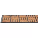 MagicHome RBB 123 Parquets 3 lábtörlő, 40 x 60 cm, barna