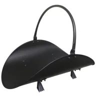   Fatároló, Strend Pro, Homefire LH001B, 48 cm, tűzifa tárolásához és szállításához, kályhához és kandallóhoz, robusztus kivitel