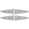 Ajtózsanér, MH025803, ezüst, 152 mm, cink, 2 db