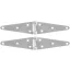 Ajtózsanér, MH025803, ezüst, 152 mm, cink, 2 db