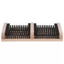 GECO WMN.1 cipőkaparó - 36 x 26 x 5,5 cm, barna