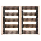 GECO WMN.1 cipőkaparó - 36 x 26 x 5,5 cm, barna