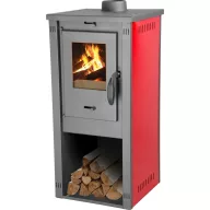 Strend Pro Thalia Okta M kályha, piros, 3,9 kW