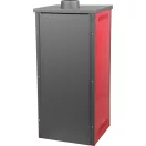 Strend Pro Thalia Okta M kályha, piros, 3,9 kW