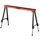 Munkabak, Strend Pro OD-73605, piros/fekete, állítható magasság, 150 kg terhelhetőség, 2 db