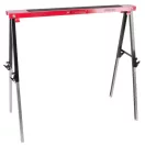 Munkabak, Strend Pro OD-73605, piros/fekete, állítható magasság, 150 kg terhelhetőség, 2 db