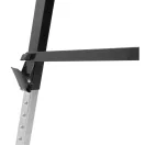 Munkabak, Strend Pro OD-73605, piros/fekete, állítható magasság, 150 kg terhelhetőség, 2 db