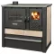 Strend Pro PANONIA fatüzelésű sparhelt, bézs, sütővel, 10,54 kW, 51 × 90 × 85 cm, bal oldali füstcső kimenet, átmérő: 120 mm