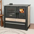 Strend Pro PANONIA fatüzelésű sparhelt, bézs, sütővel, 10,54 kW, 51 × 90 × 85 cm, bal oldali füstcső kimenet, átmérő: 120 mm